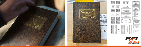 Props in TV series The Other Bennet Sister featuring BEL Dry Transfers